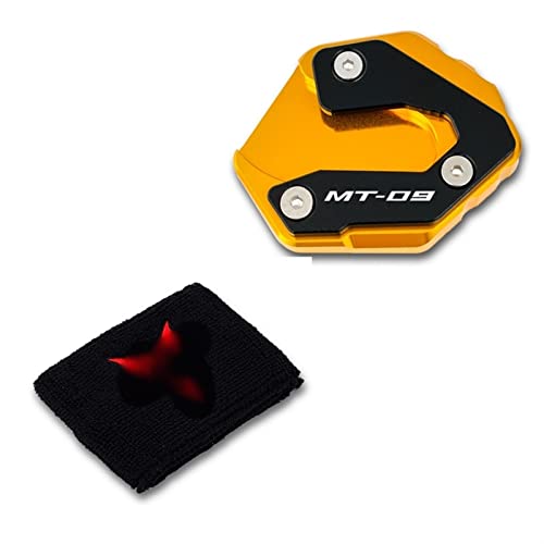 Extension latérale béquille Yamaha MT09 pour stationner en road-trip