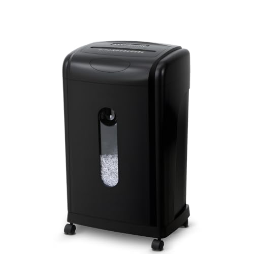 Low Noise 48dB Paper Shredder for Home, 10-Sheet Micro Cut,