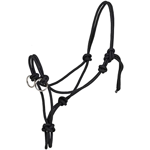 Foto von Marengos Knotenhalfter mit Zügel schwarz Warmblut