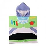 Poncho Toy Story Niño y Niña - Poncho Infantil Toy Story con Capucha y Secado Rápido, Toalla Poncho Niños, Playa, Piscina y Verano, Baño Infantil Ligero y Absorbente