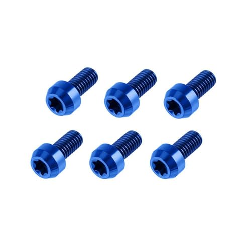 Vis de disque de frein M6X12 bleu pour moto KTM SX SXF XC et Dirt Bike, pack de 6 pièces