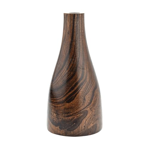 Aeravida Mango Tree Wood Flower Vase, Handmade, 1PC