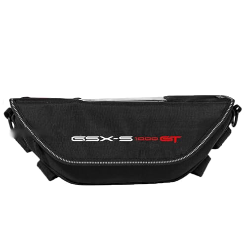 Sac de rangement guidon moto étanche pour protéger votre smartphone de l'eau sur GSX-S1000GT
