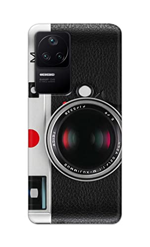 Image of Printed Hard Back Cover Case for Mi Poco F4 5G Back Cover (Vintage Camera) -702