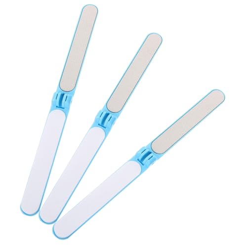 PLAFOPE 3個爪やすり 両面仕様 ダイヤモンド コーティング 製 ネイルファイル 携帯便利 折りたたみ式 マニキュア用 爪トリミング用具 女性用 旅行用
