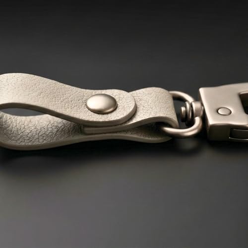 Image of THE MEN THING - Stylish Multicolor Stainless Steel Keychain for Men & Boys (FORGECLIP GREY)