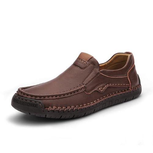 Men's Loafers Lightweight Driving Shoes Slip On Casual Penny Loafers Moccasin Flats Boat Shoes Non-Slip Walking Shoes