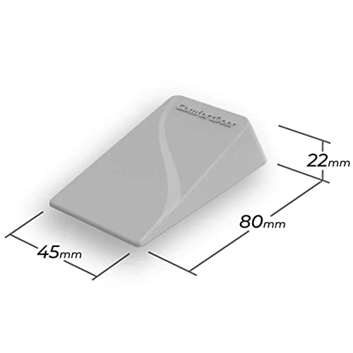 Trava Porta Borracha - Cinza Claro - Comfort Door