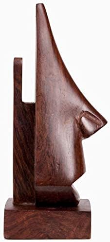 Storeindya Wooden Handmade Nose-Shaped Eyeglass Spectacle Holder ,Eyewear Retainer, Sunglasses Holder, Spectacle Display Stand