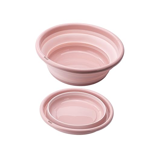 Vaguelly 折りたたみ洗面器 洗面台 キャンプ 持ち運び 収納便利 折りたたみバケツ 洗濯槽 野菜用シンク キャンプ用品 アウトドア バケツ 水受け 盆