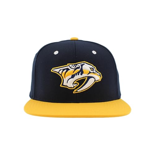 Image of ZHATS NHL Unisex-Adult NHL Officially Licensed Adjustable Snapback Hat Flat Bill Z11 Icon Two Color
