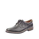 Rieker Herren Businessschuhe 13500, Männer Schnürschuhe,Low-tie,schnürschuhe,schnürer,Halbschuhe,klassisch,elegant,lace-up,schwarz (00),42 EU / 8 UK