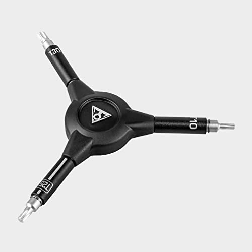 Topeak Y-Torx Speed Wrench with T10/T25/T30 Torx Keys, Black - Image 2
