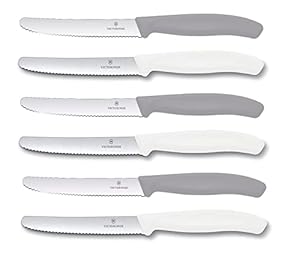 Victorinox Swiss Classic Cool Grey Tafelmesser 6er