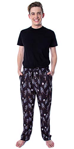 Star Wars Men's The Mandalorian Mando and Baby Yoda Sleepwear Lounge Pajama Pants2