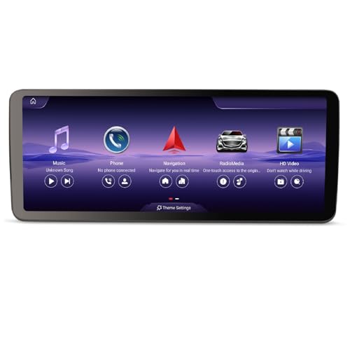 【Mantenere le funzioni originali】Questa autoradio può essere collegata all'autoradio OEM per l'uso, mantenendo le funzioni originali. Decoder Canbus integrato, supporta la maggior parte delle funzioni di controllo del volante e la manopola COMAND originale; Supporto della telecamera di retromarcia di fabbrica; Supporto del display informativo originale dell'auto: Velocità, regime motore, chiusura centralizzata delle portiere, informazioni sull'allarme delle portiere, avviso cintura di sicurezza, ecc.
