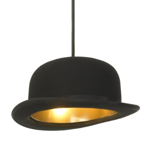 Jeeves bowler hat pendant light by 