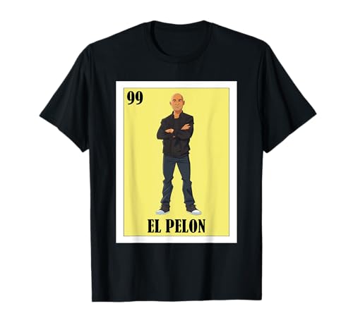Funny Mexican Bald Guy Design - El Pelon Camiseta