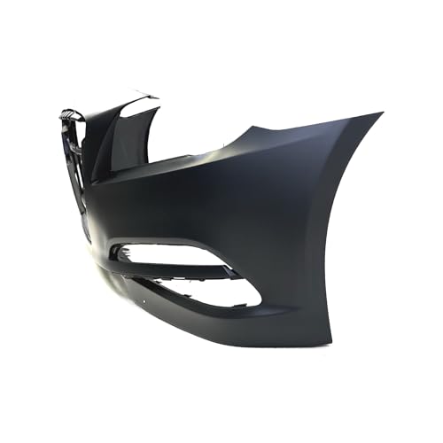 Image of FitParts Compatible with Hyundai Genesis 2015-2016 Front Bumper Cover | Primed, Without Parking Sensor Holes, Sedan, Ready to Paint, OEM 86511B1000, HY1000206