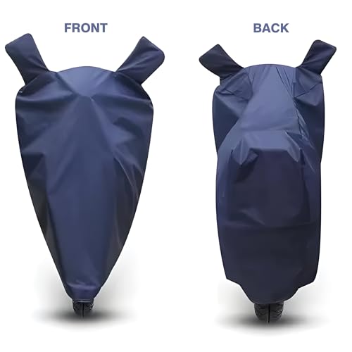 Image of Sulfar Universal Bike Cover UV Protection & Dustproof Bike Body Cover for Two Wheeler Bike Scooter Scooty Activa (Blue)