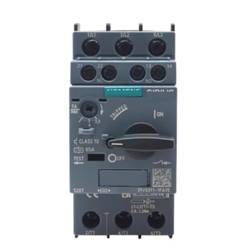 3RV6011-1FA15�A���[�^�[�ی�T�[�L�b�g�u���[�J�[�A3RV60111FA15�A�蓮���[�^�[�X�^�[�^�[�AMPCB�A���[�^���[�^�C�v�A3.5~5A 3P�A1NO+1NC�⏕�ړ_