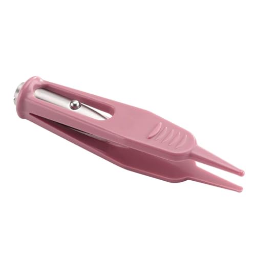 Image of Infant Nose Cleaning Tweezer with LED Light Round-Head Safe and Effective Clip Care Ear Nose Navel Clean Tool Nipper Plier Pincet Forceps for Relieves Stuffy Nose