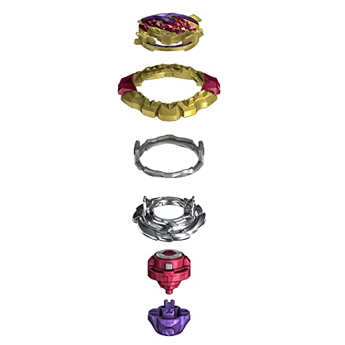 Image of Beyblade Burst QuadDrive Stone Linwyrm L7 Spinning Top Starter Pack, Battling Game Top Toy with Beyblade Launcher