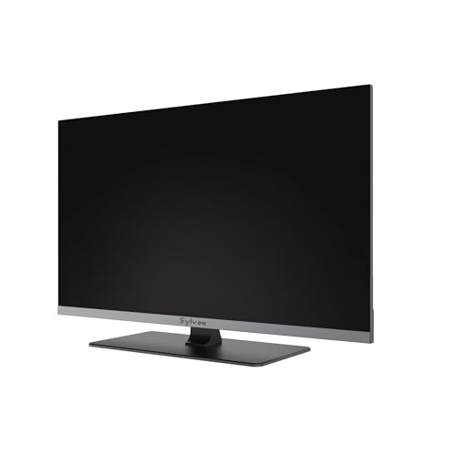 Image of SYLVOX 22 inch 12V /24V Smart RV TV with Google TV & Built-in DVD Player, Frameless 1080P Full HD QLED Display, Shock-Resistant, Wide Voltage Support (9-32V), Voice Control Remote (Limo QLED Series)