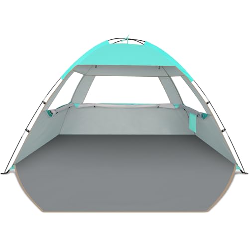 Venustas Beach Tent Sun Shelter for 3/4-5/6-7/8-10 Person, UPF 50+ UV Protection Beach Canopy,...