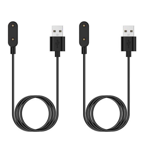 Sankel [2-Pack] Compatible for Samsung Galaxy Fit 3 Charger, Magnetic USB Replacement Portable Charging Cable Dock for Galaxy Fit3 SM-R390 Smartwatch Fitness Tracker, 3.3FT/100cm Charging Cord