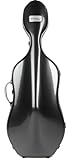 BAM 1004XLC Hightech Compact Cello Case - Black Carbon Look