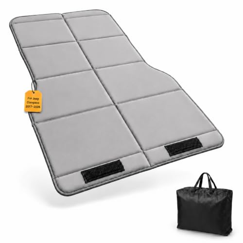 Image of Car Mattress for 2017-2026 Jeep Compass, Upgraded Non-Inflatable Thickened Foam SUV Car Camping Mattress, Foldable Trunk Sleeping Pad Car Bed Mattress for Road Trips Camping Travel