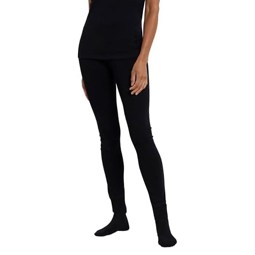 Mountain Warehouse Merino Womens Thermal Base Layer Pants – Lightweight Ladies Trousers, Breathable, Antibacterial Bottoms, High Wicking, Easy Care – for Outdoors