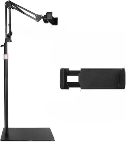 LumingLight�u�b�N�A�[���X�^���h �x�b�h�u�b�N�A�[�� �Q�Ȃ���Ǐ� �u�b�N�X�^���h ������ ���u�� 360°��] �L�k ���萫 �{��ǂ� �g���� �ݑ�Ζ� �����Ȃ���Ǐ� (155cm �X�}�z�z���_�[ �Ή��@��:4.7-6.5�C���`�X)