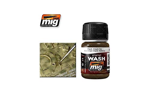 AMMO MIG-1000 Enamel (35 Ml) Brown Wash for German Dark Yellow, Multicolour