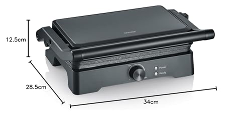 Grill multifonction électrique SEVERIN KG2391 28 x 17 cm - vue 5