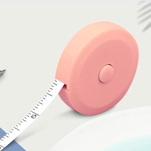 Cinta Métrica Retráctil de 60 pulgadas 1.5 metros Rosa miniatura 1