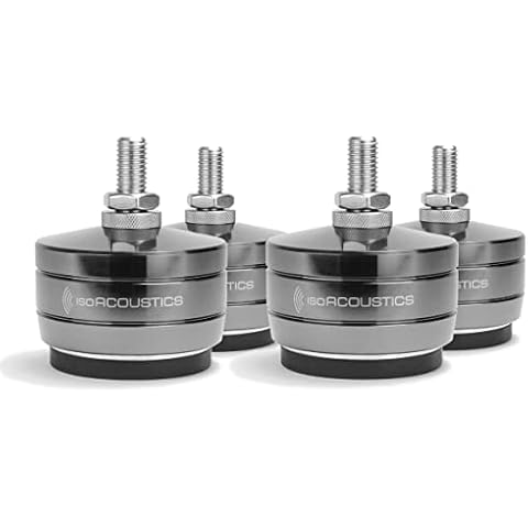 IsoAcoustics Gaia-Titan Series Isolation Feet for Speakers & Subwoofers (Theis, 320 lb max) – Set of 4 Cover