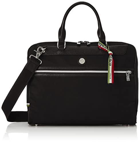 [オロビアンコ] ビジネスバッグ 【正規品】 MAGRO A4ファイル 13.3inchPC収納可 メンズ ブラック×ブラック 【サイズ】:H39×W28×D8cm