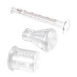 Cylindre gradué - avec conception graduée, il vous convient également pour mélanger différentes boissons, vous pouvez l'utiliser pour contenir du thé, du thé au lait, de l'eau également, un bécher en verre