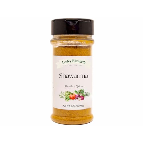 Image of Lesley Elizabeth Shawarma Traveler's Spices - Authentic Middle Eastern Shawarma Seasoning Blend for Chicken, Beef, Lamb & Vegetables | All-Purpose Gourmet Cooking & Grill Rub