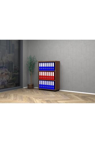 Raflı Ofis Dosya Dolabı 80x35x115h Erik