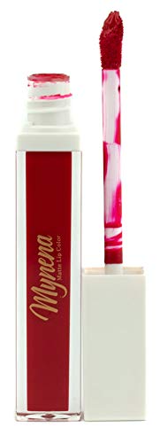 Matte Lip Gloss Long Lasting Waterproof Liquid Lipstick Highly Pigmented No Smudge Lip Color Cream by Mynena - Lara