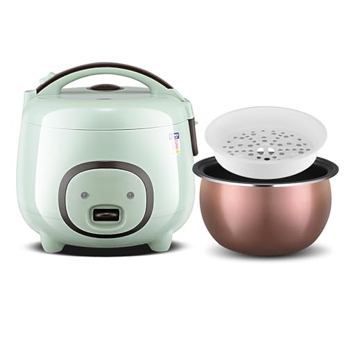 Compact Rice Cooker,Slow Cooker,Steamer,Saute,and Warmer,Small Rice Cooker With Non-stick Coating,College Dorm Room Essentials rice cooker(2L)