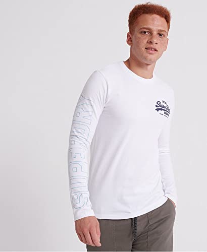 Superdry Vintage Logo Linear Ls Tee Maglia a