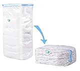 space saver bags amazon ▶Size:4pcs,90*110*44cm Kirok Large Space Saver Bags, Vacuum Storage Bags Pack of 4 Best Sealer Bags For Clothes, Duvets Bedding Pillows Blankets Curtains