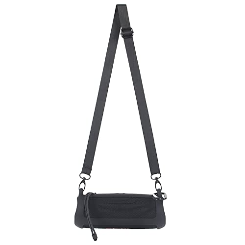 Palumma Custodia Rigida Da Viaggio Per JBL Flip 6 - Protezione Antiurto Impermeabile Con Tracolla E Moschettone (Grigio) - 2