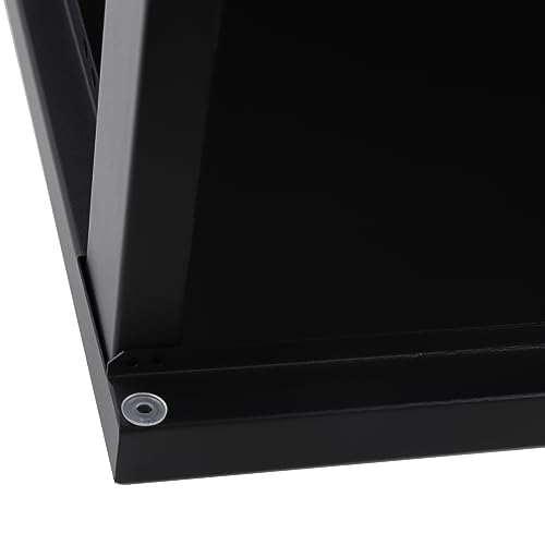 kenable FLAT PACK Wall Mounted Data Cabinet for 19 inch Network Rack Small 4U 450mm Black - Image 5