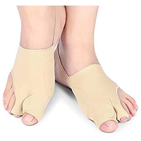 Bunion Corrector Big Toe Straightener, Orthopedic Bunion Splint Protectors for Day and Night Time Toe Separators Foot Support Sleeve with Gel Pad Hallux Valgus Anti-Slip Design(L) Cover
