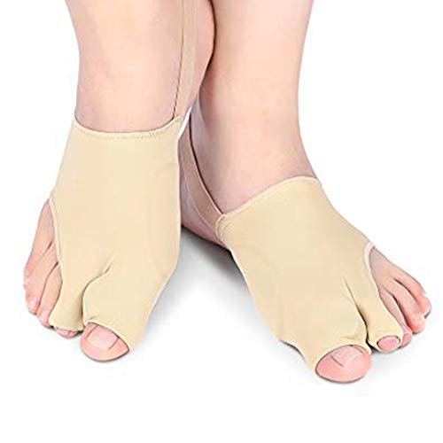 Bunion Corrector Big Toe Straightener, Orthopedic Bunion Splint Protectors for Day and Night Time, Toe Separators Foot Support Sleeve with Gel Pad, Hallux Valgus Pain Relief